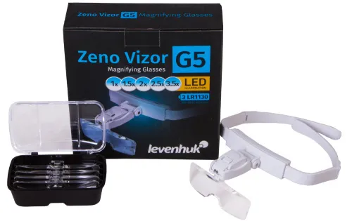 foto gafas lupa Levenhuk Zeno Vizor G5,  2