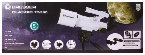 fotografía telescopio Bresser Classic 70/350 AZ,  16