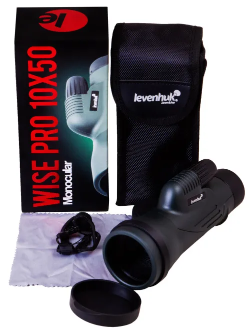 foto monocular Levenhuk Wise PRO 10x50,  5