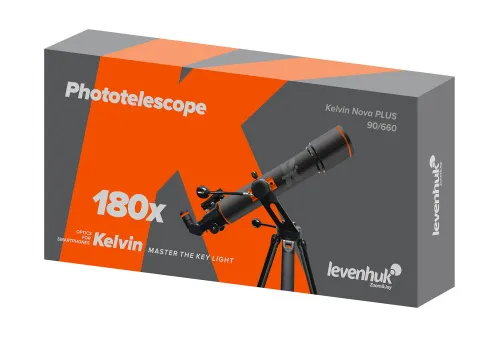 imagen fototelescopio Levenhuk Kelvin Nova PLUS 90/660,  6