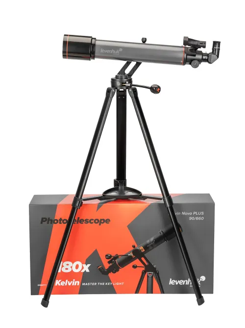 imagen fototelescopio Levenhuk Kelvin Nova PLUS 90/660,  2