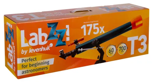gráfico telescopio Levenhuk LabZZ T3,  2
