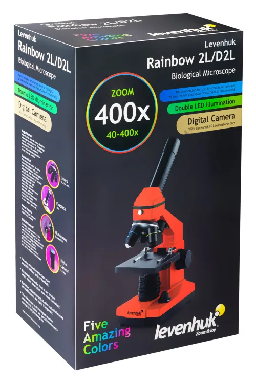 fotografía microscopio Levenhuk Rainbow 2L,  14