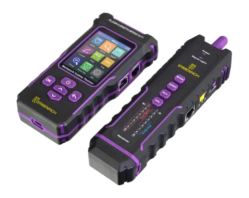 foto comprobador de cables polivalente Ermenrich NetGeeks NP50,  4