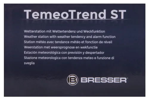 gráfico estación meteorológica  Bresser TemeoTrend ST RC, negro,  15