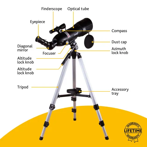 foto telescopio Levenhuk Skyline Travel 80,  16