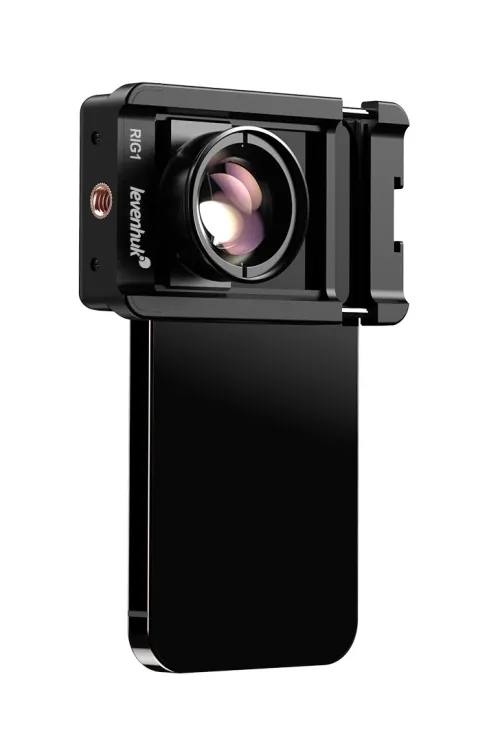 fotografía mini jaula para teléfono inteligente Levenhuk Kelvin RIG1,  4