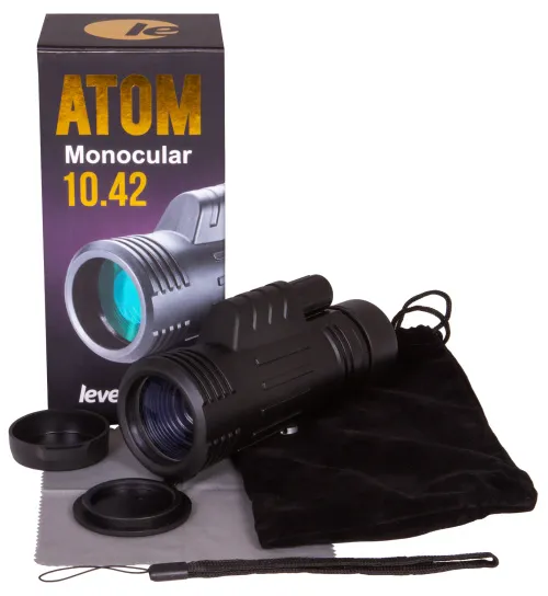 fotografía monocular Levenhuk Atom 10x42,  2