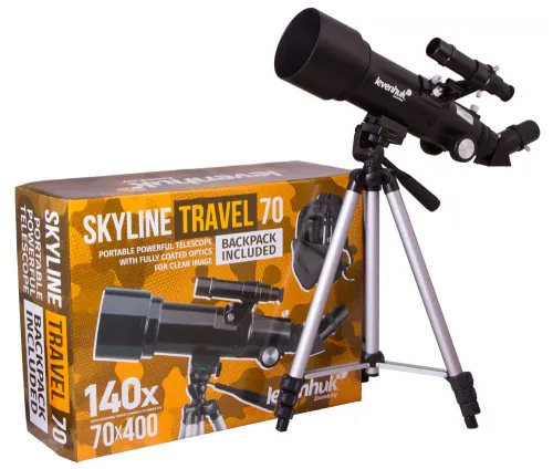 imagen telescopio Levenhuk Skyline Travel 70,  2