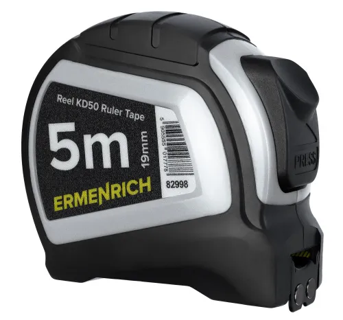 foto cinta métrica Ermenrich Reel KD50,  3