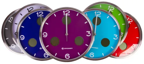 gráfico reloj de pared Termo/Higro Bresser Bresser Optus MyTime Bresser MyTime io NX 30 cm, blanco,  11
