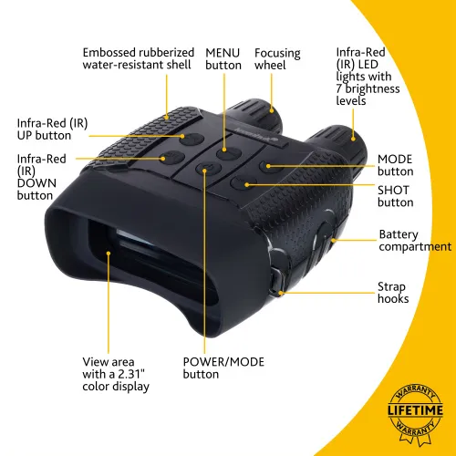 fotografía prismáticos digitales de visión nocturna Levenhuk Halo 13X,  13