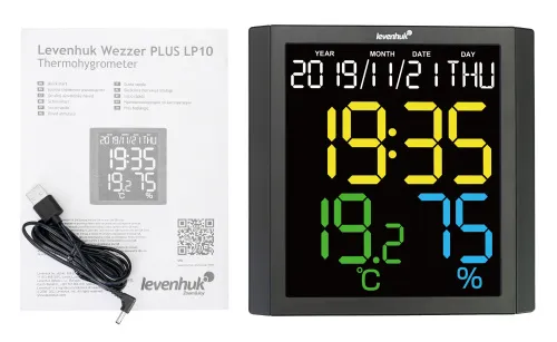 imagen termohigrómetro Levenhuk Wezzer PLUS LP10,  3
