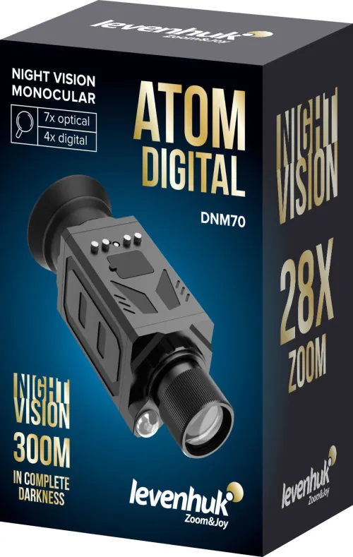 fotografía monocular de visión nocturna Levenhuk Atom Digital DNM70,  9