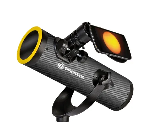 foto telescopio Bresser Solarix 76/350 con filtro solar,  2