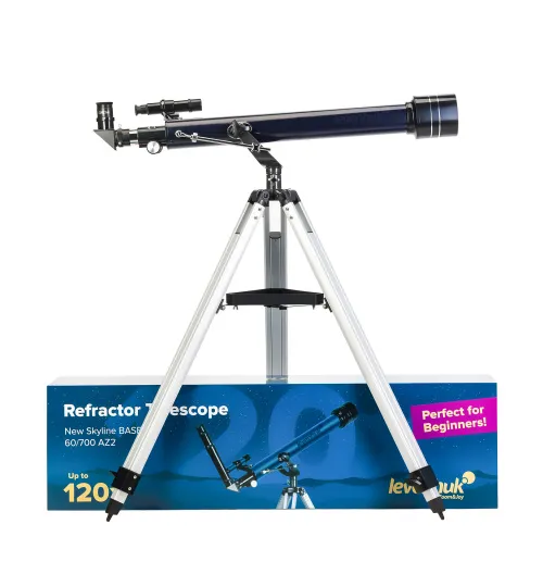 gráfico telescopio Levenhuk New Skyline BASE 60/700 AZ2,  2
