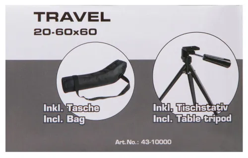 gráfico catalejo Bresser Travel 20–60x60,  15