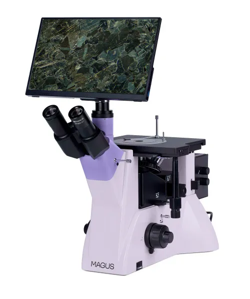 imagen microscopio metalúrgico invertido digital MAGUS Metal VD700 BD LCD,  3