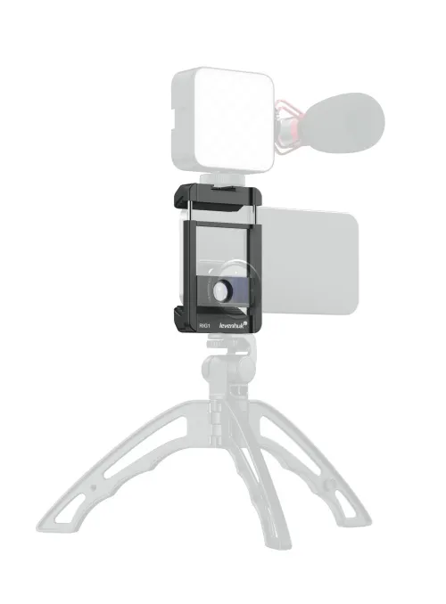 fotografía mini jaula para teléfono inteligente Levenhuk Kelvin RIG1,  3
