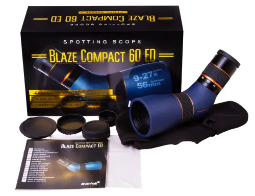 gráfico catalejo Levenhuk Blaze Compact 60 ED,  5