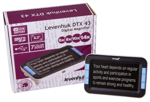 foto lupa digital Levenhuk DTX 43,  2