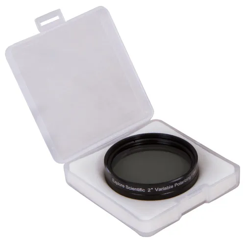 gráfico filtro polarizador variable Explore Scientific 2”,  5