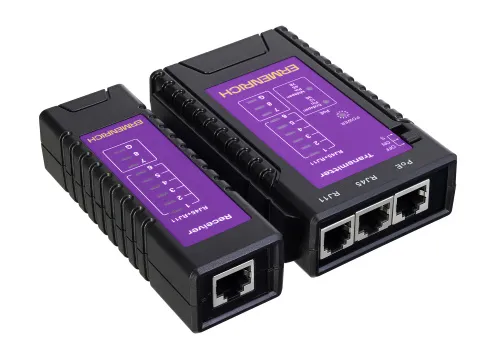 imagen comprobador de cables y PoE Ermenrich NetGeeks NP10,  5