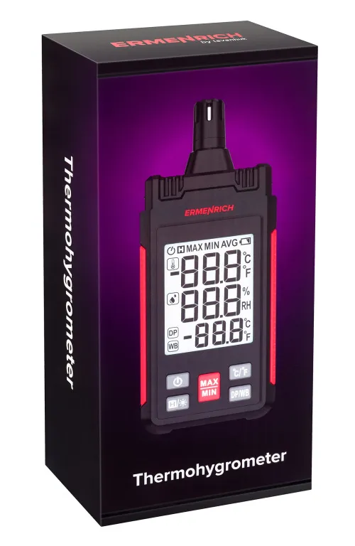 fotografía termohigrómetro Ermenrich Wett TU20,  9