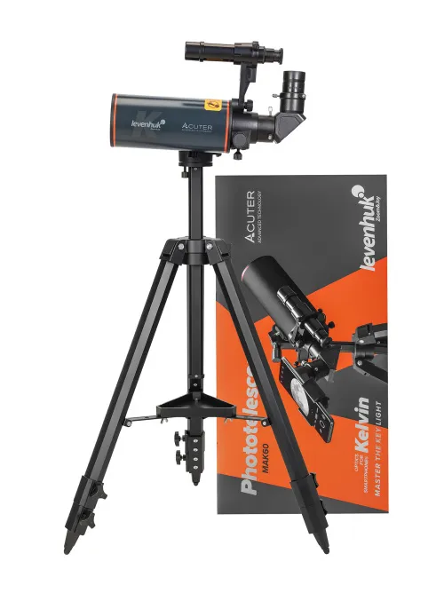 fotografía fototelescopio Levenhuk Kelvin MAK60 mini AZ,  2
