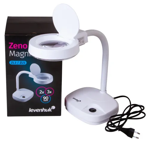 foto lupa Levenhuk Zeno Lamp ZL3 LUM,  2
