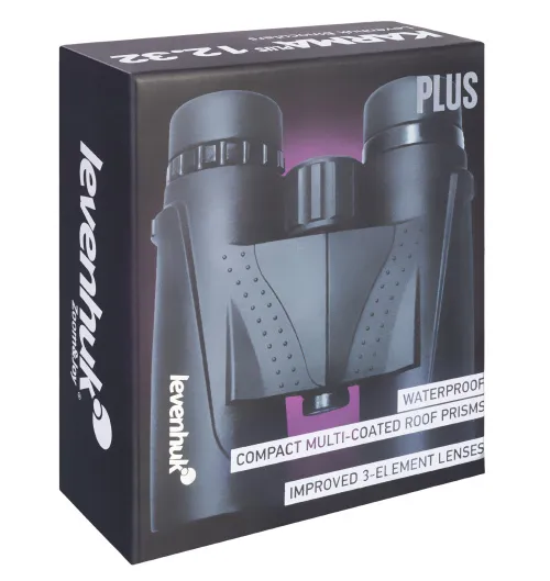 fotografía prismáticos Levenhuk Karma PLUS 12x32,  10