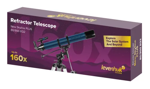 gráfico telescopio Levenhuk New Skyline PLUS 80/900 EQ2,  2
