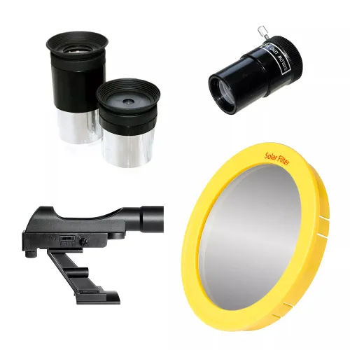 foto telescopio Bresser Polaris-II AR-102/600 EQ-3 AT-3 con filtro solar,  5