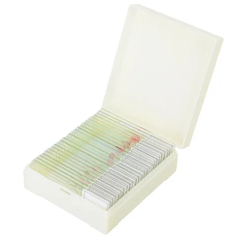 fotografía set de preparaciones para microscopio Levenhuk Discovery Prof DPS 25. «Biología, Aves, etc.»,  7