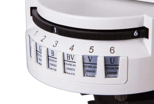 imagen microscopio Levenhuk MED PRO 600 Fluo,  9