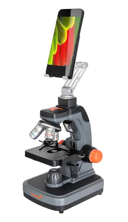 gráfico fotomicroscopio Levenhuk Kelvin Touch KM3,  4