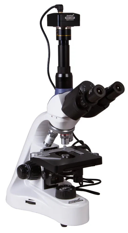 imagen microscopio trinocular digital Levenhuk MED D10T,  5