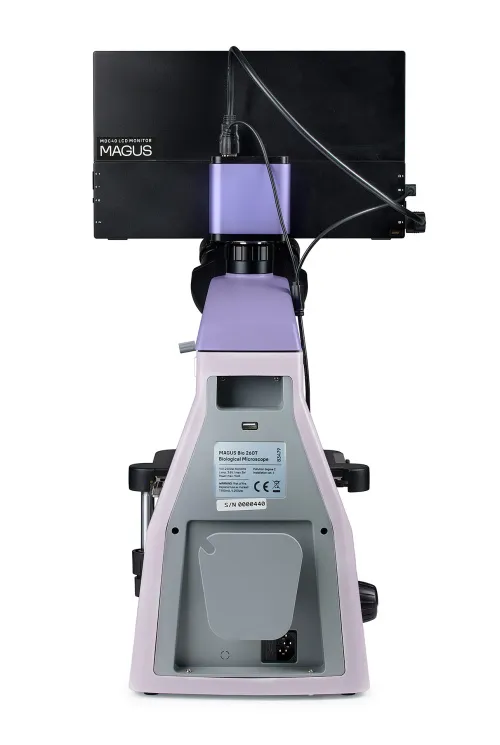 fotografía microscopio digital biológico MAGUS Bio D260T LCD,  6