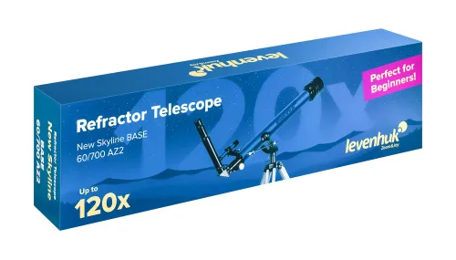 gráfico telescopio Levenhuk New Skyline BASE 60/700 AZ2,  13