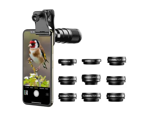 fotografía juego de lentes para teléfono inteligente Levenhuk Kelvin SLS10,  2