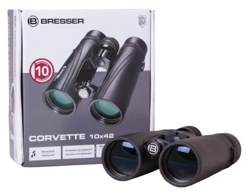 gráfico prismáticos Bresser Corvette 10x42,  10