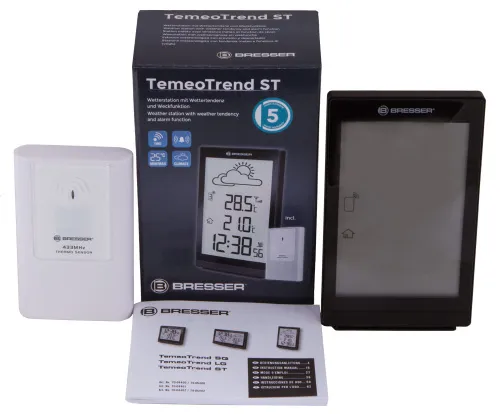 gráfico estación meteorológica  Bresser TemeoTrend ST RC, negro,  2
