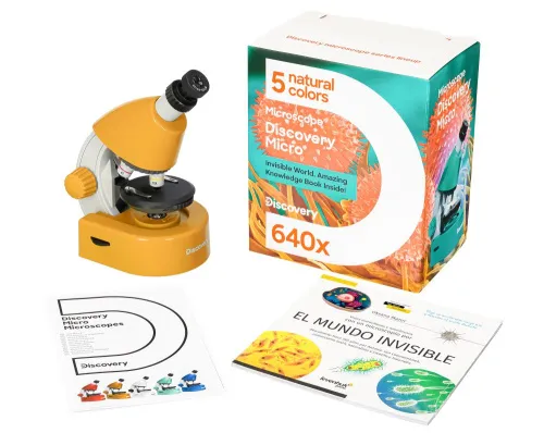 imagen microscopio Levenhuk Discovery Micro con libro,  4
