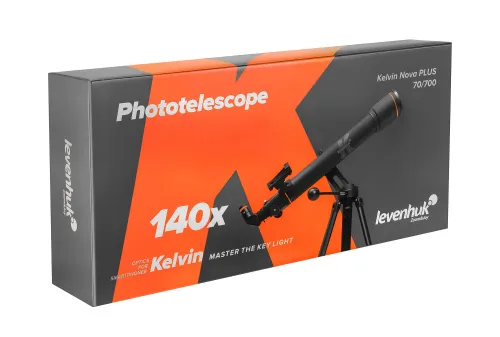 gráfico fototelescopio Levenhuk Kelvin Nova PLUS 70/700,  17