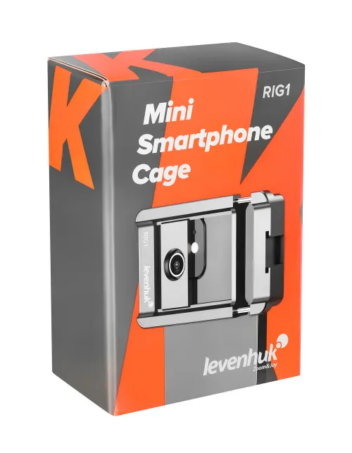 fotografía mini jaula para teléfono inteligente Levenhuk Kelvin RIG1,  15