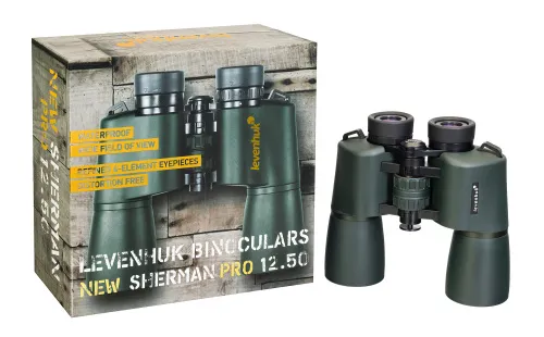 gráfico prismáticos Levenhuk New Sherman PRO 12x50,  5
