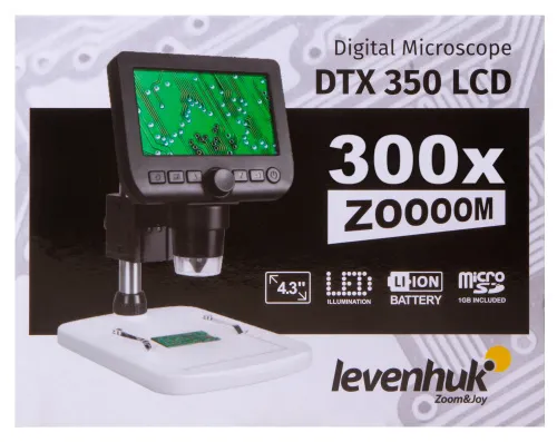 gráfico microscopio digital Levenhuk DTX 350 LCD,  18