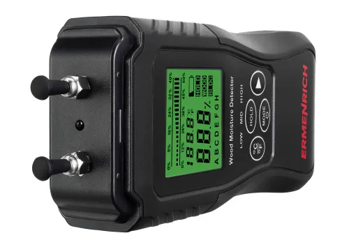 gráfico detector de humedad Ermenrich Wett MW30,  4