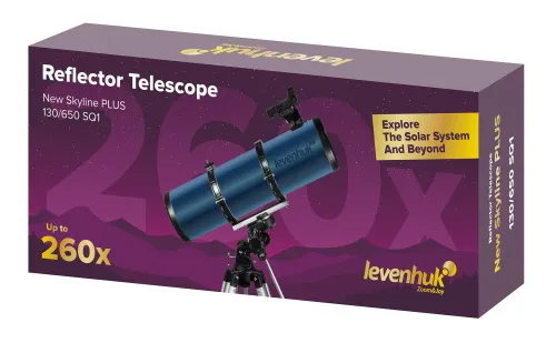 imagen telescopio Levenhuk New Skyline PLUS 130/650 SQ1,  2
