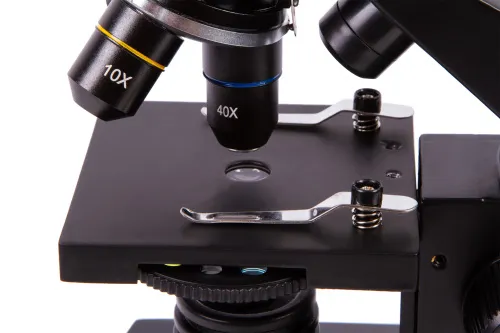 imagen microscopio Bresser National Geographic 40–1280x con soporte para smartphone,  14